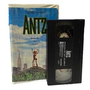 Antz Dreamworks Animated Movie VHS Tape With Original Sleeve and Case Vintage‎